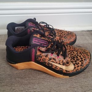 Nike Metcon 6 size 9 women's leopard